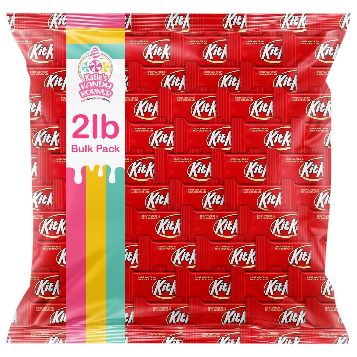 KitKat Chocolate Candy Bars - Large Bulk Pack - Perfect for Sharing Tasty, Convenient Miniatures with Friends and Family
